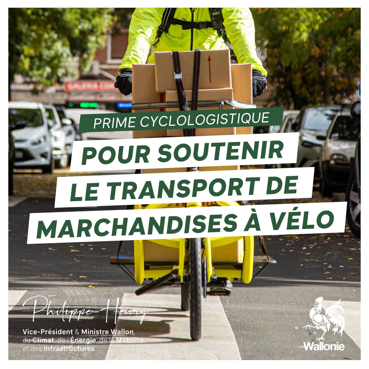 Bientôt une prime à l’achat de vélos dédiés au transport de marchandises ! 📦🚴 La #cyclologistique est une solution pertinente, particulièrement en milieu urbain, et notamment pour « le dernier km ». Un potentiel que le #WalGov souhaite développer !
ℹ️ bit.ly/43yxA4M