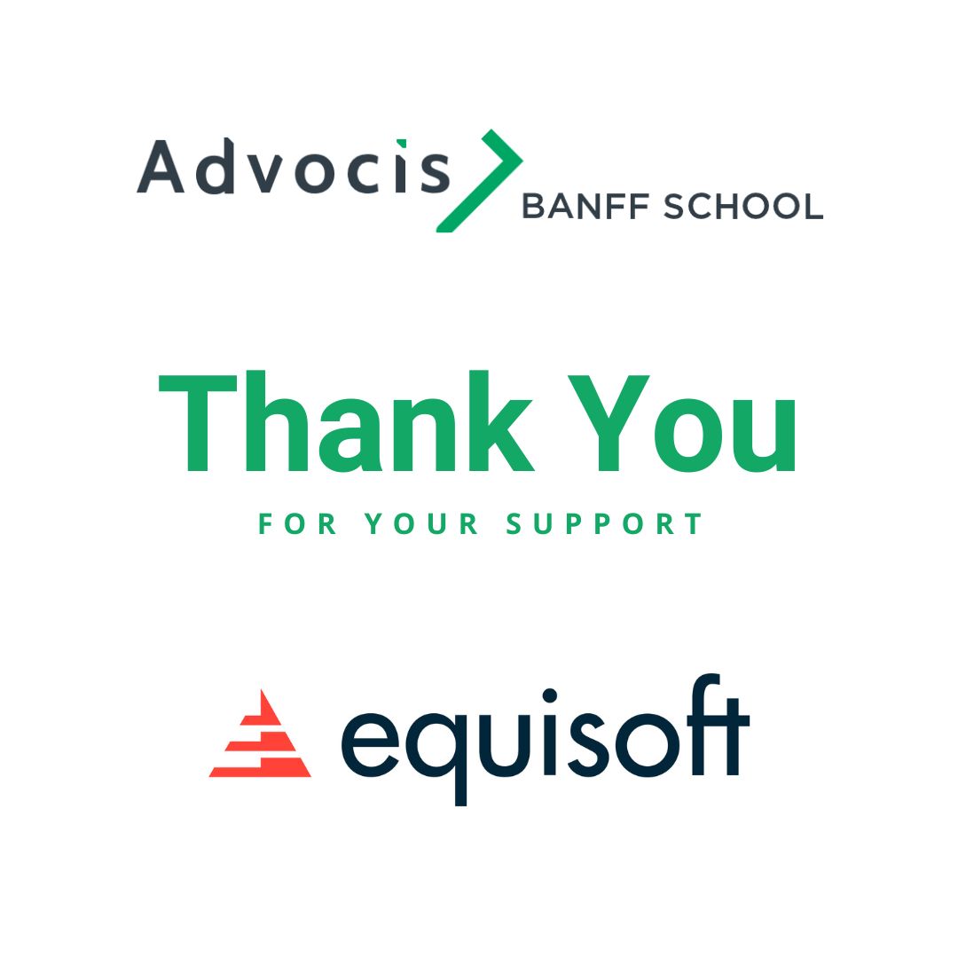 thebanffschool's tweet photo. Big shoutout to Equisoft for being our Silver Sponsor and making this year's conference possible. We appreciate your support!
#AdvocisBanffSchool #SilverSponsor #Equisoft https://t.co/ZodJweoJjk