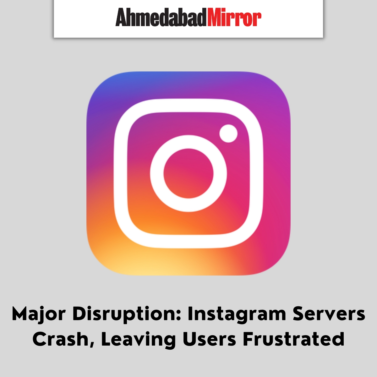 ahmedabadmirror's tweet image. Major Disruption: Instagram Servers Crash, Leaving Users Frustrated

#instagramdown #socialmedia #Servercrash #Users #ahmedabadmirror