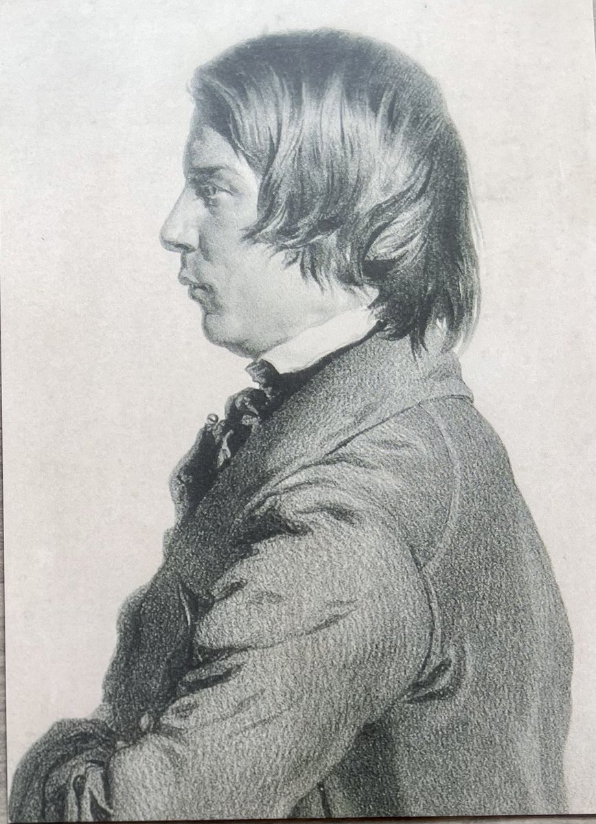 owenpiano's tweet image. I love this portrait of #RobertSchumann His music filled with exuberant energy, deep introspection &amp;amp; tenderness. Wonderful to have been immersed in his characterful early works for my new @avierec album! #Carnaval #Abegg #Papillons #Intermezzi