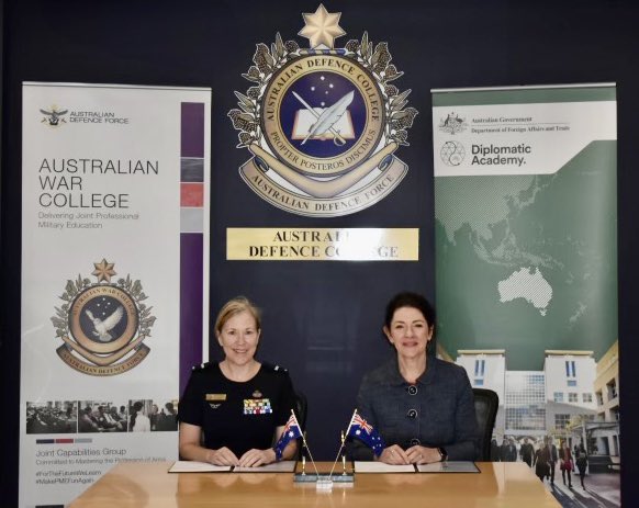ADC_Australia's tweet image. Fantastic to finalise a Memorandum of Understanding with @DFAT to promote shared professional development and education experiences | #ForTheFutureWeLearn | #MakePMEFunAgain