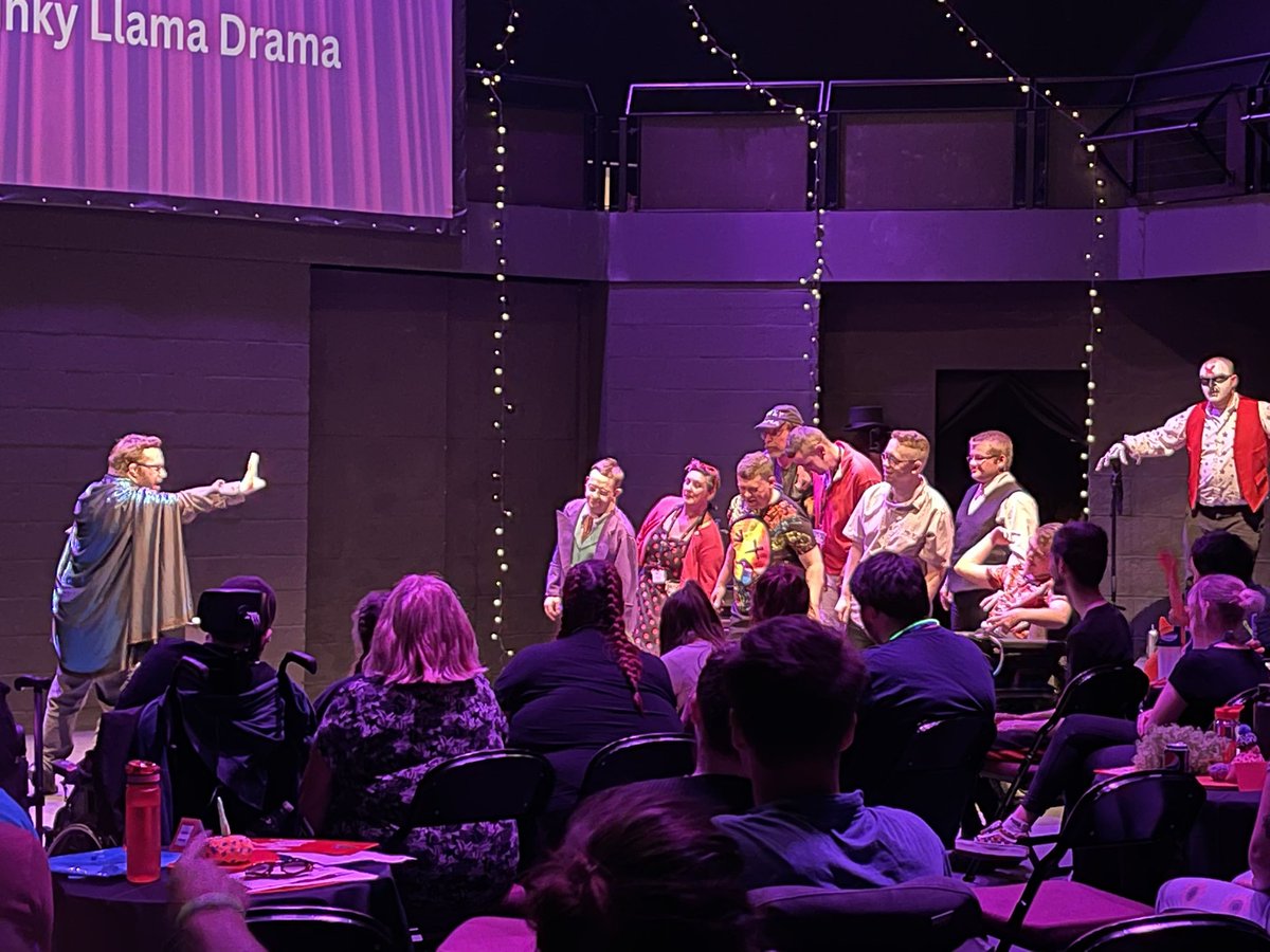 andyibbs's tweet photo. So, @TRPlymouth isn’t just great visiting west end musicals & awesome dance or our exciting Co-productions. It’s also about linking with our local community - exemplified perfectly by tonight’s #FunkyLlama cabaret, where those with different abilities demonstrated that they rock! https://t.co/kUKcCgj0jg