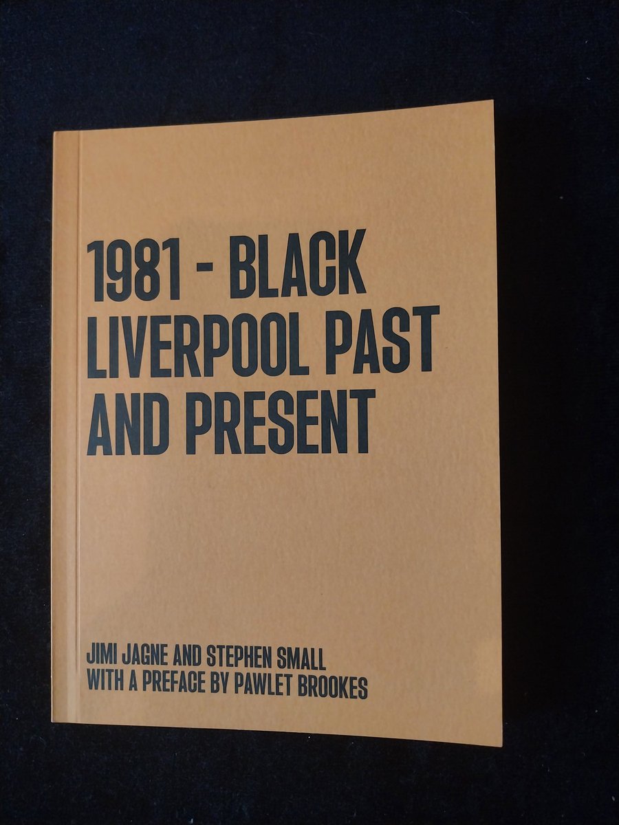 My hand delivered copy of '1981-Black Liverpool Past And Present' by Brothas Jimi Jagne & Stephen Small #L8 #Liverpool #1981uprisings #1981 #africandiaspora #Charleswotten #pastorekarte #dorothykuya #Rastafarianism #Liverpoolblackcaucus #liverpoolblacksisters #oxfordoutrally 🖤✊🏾