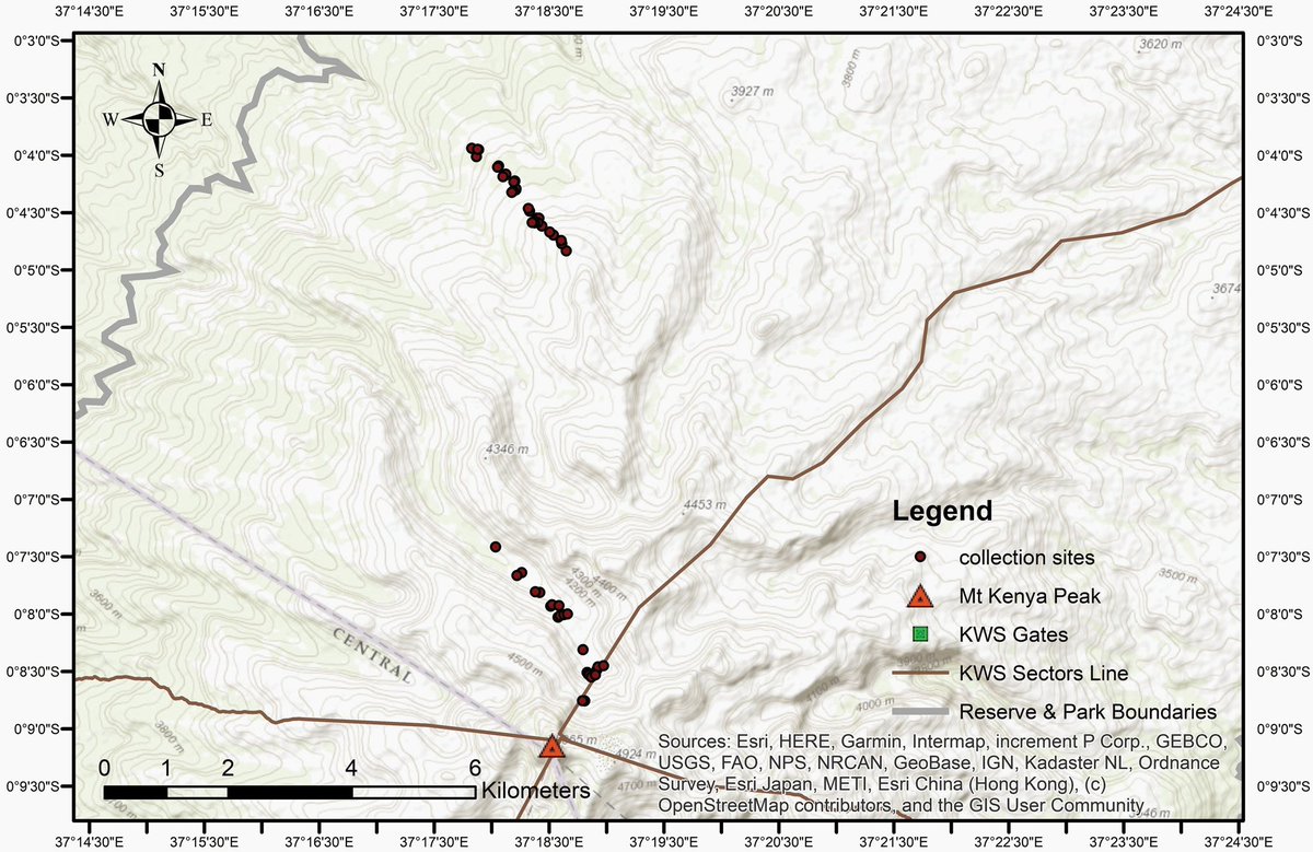 Variation of morphological and leaf stoichiometric traits of two endemic species along the elevation gradient of Mount Kenya, East Africa📰 doi.org/10.1093/jpe/rt…