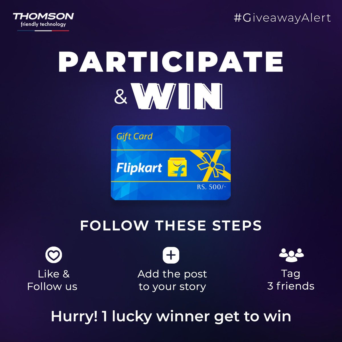 Contest Alert! Add this post to your story and and get a chance to win! #Thomson #ThomsonHome #Participate #Win #Like #Follow #Lucky #GiveAwayAlert