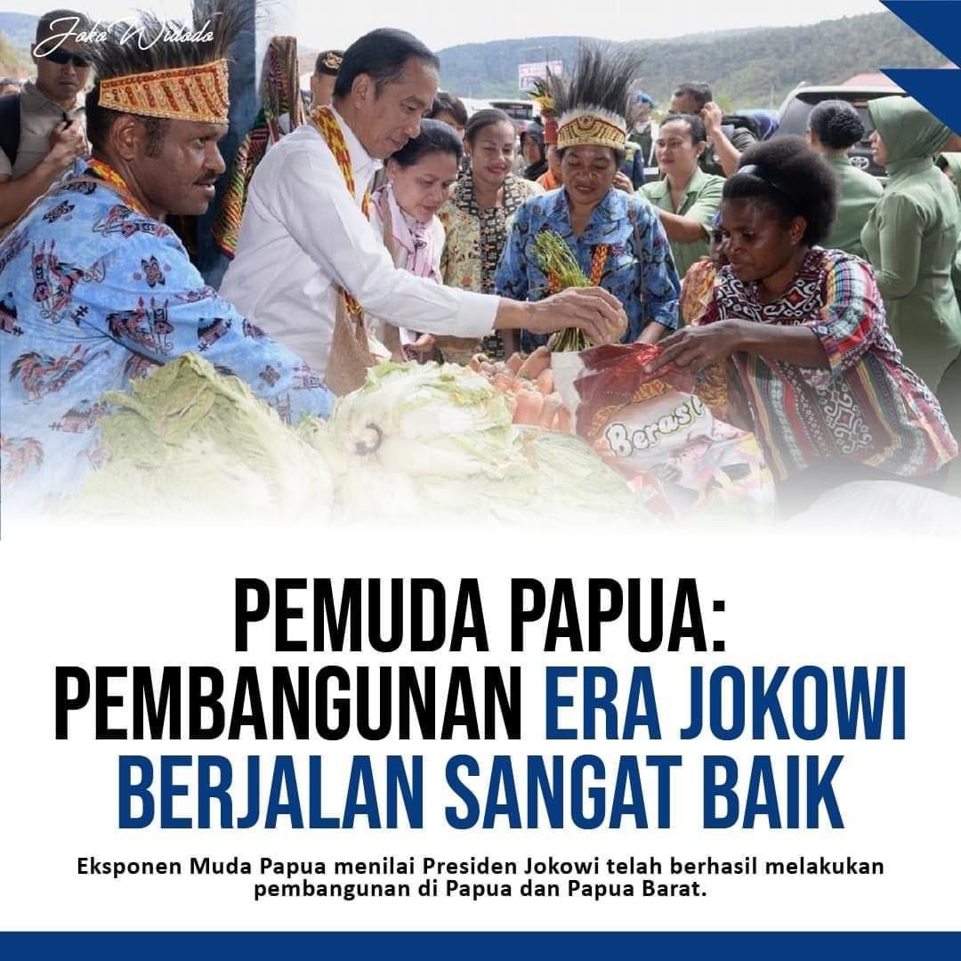 BudimanKayun's tweet photo. Pembangunan infrastruktur di Papua terus menjadi fokus pemerintah Indonesia saat ini. Berbagai nfrastruktur yang bernilai strategis bagi NKRI telah berhasil meningkatkan kesejahteraan masyarakat Papua.

#PembangunanPapua #JokowiBangunPapua #PapuaMaju #PapuaHebat #PapuaNKRI https://t.co/rbRDgLsq6i
