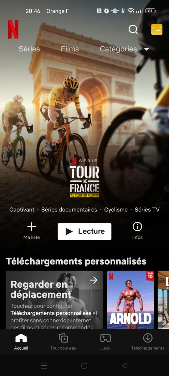 Here we go ! Dive into the <a href="/LeTour/">Tour de France™</a> thanks to <a href="/NetflixFR/">Netflix France</a> in partnership with <a href="/Francetele/">France Télévisions</a>  8 episodes to discover these incredible performances from riders, their emotions, tactics, pain and personal stories... 🚴🚴‍♀️🚴‍♂️ #TourdeFrance #TDF2023 #TDFUnchained