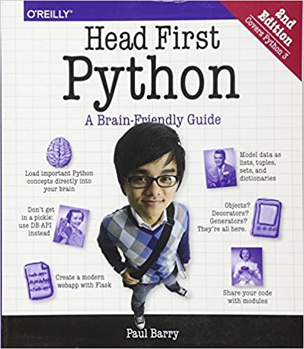 computerbookshp's tweet photo. Head First Python, 2/e by @TheRealPBarry (Author) @OReillyMedia &amp; @shroffpub (Publishers) Buy from computer bookshop using this link: https://t.co/cQ7bA2kLJt #python #programming #pythonprogramming #softwaredesignpatterns #softwaredesign #Guide #books https://t.co/F9LAiXz4WL