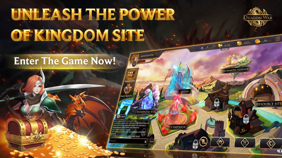 Dragon War Official | F2P Version is live tweet media