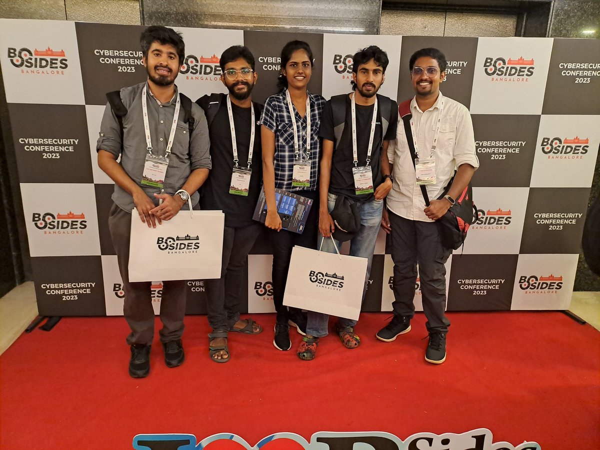 Mr_Car1o's tweet photo. Amazing day at @bsidesbangalore

@in1tcr3w @cybertech_talks https://t.co/o4oc8Lg58S