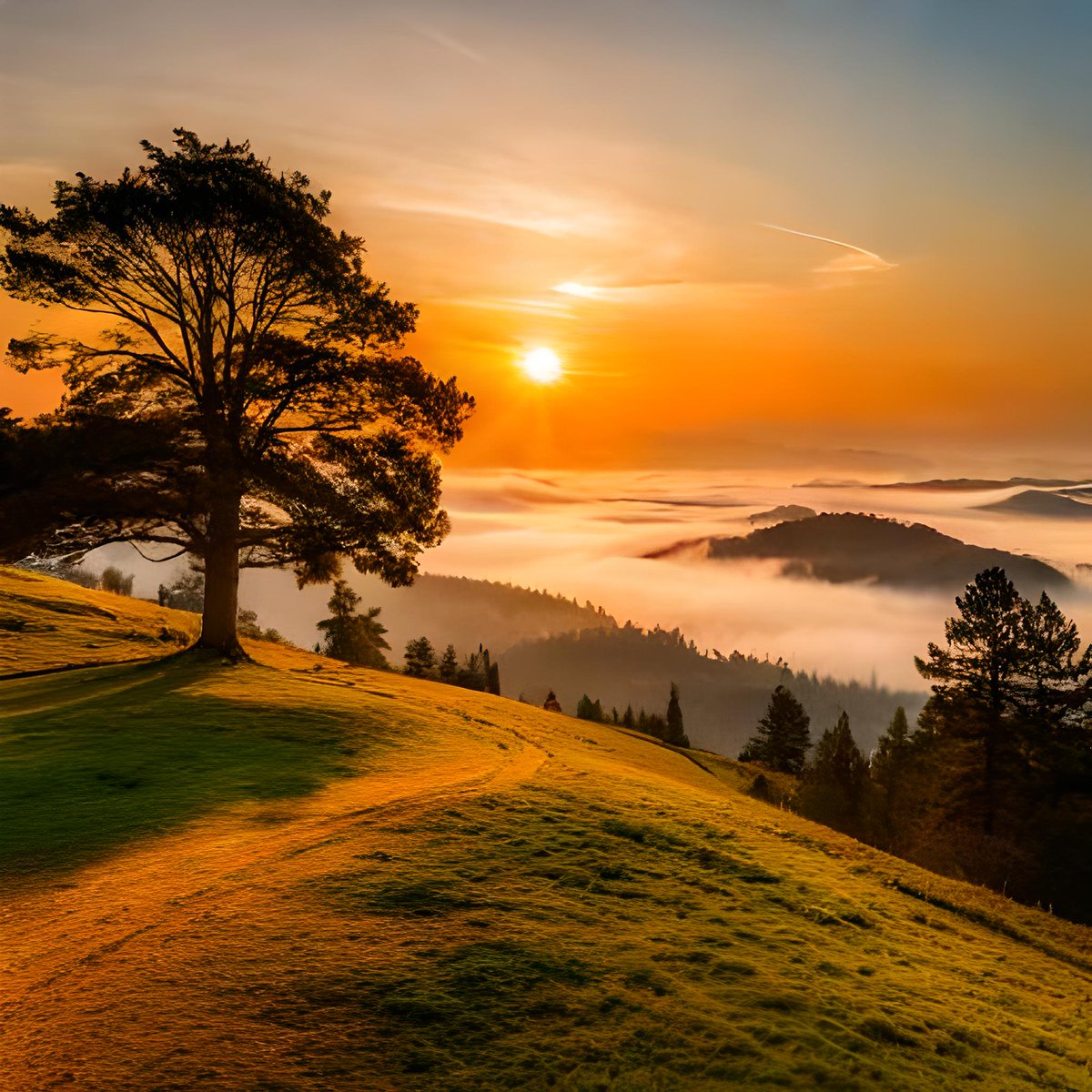 Linemakerr's tweet image. Looks so original and fascinating
#SunriseSerenade
#DawnDelights
#SunriseSplendor
#MorningMagic
#SunriseSymphony #RadiantRise
#GloriousMorningG d.       orizon #SunrisePalette #CelestialDawn