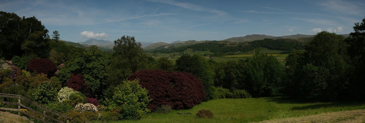 A view from Muncaster castle #Panorama #landscapephotography #landscapes #LakeDistrict