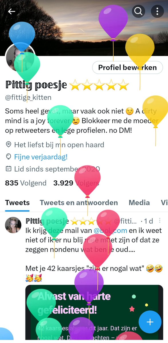 ZE ZIJN ER!!
🥳🥳🥳🥳
🎈🎈🎈🎈

Level 42 alweer ☀️

Ik wens jullie een fijne dag toe ☀️