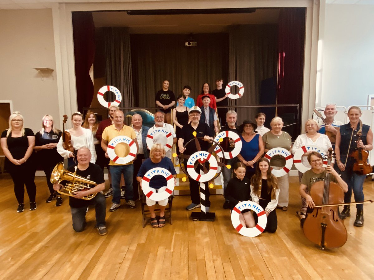 Dentons Festival Hall prepares to Launch “Titanic the Musical” Cast rehearsal ready to sail 🚢 <a href="/active_tameside/">Active Tameside</a> <a href="/tamesideradio/">Tameside Radio</a> @GwynneMP <a href="/Cllrdeniseward/">Cllr Denise ward</a> <a href="/ChrisMoorhouse7/">Chris Moorhouse 🐝</a> <a href="/abouttameside/">About Tameside</a> <a href="/WeLoveDenton/">Love Denton</a> @GMPTamesideS <a href="/GwynneCllr/">Allison Gwynne</a> #tameside <a href="/DWECL/">Denton West End Community Library</a>