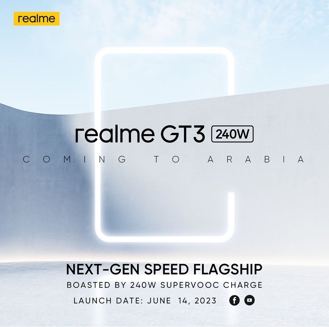 Realme GT 3 240W launching on 14th June 2023 in Middle East.

#RealmeGT3 #Realme