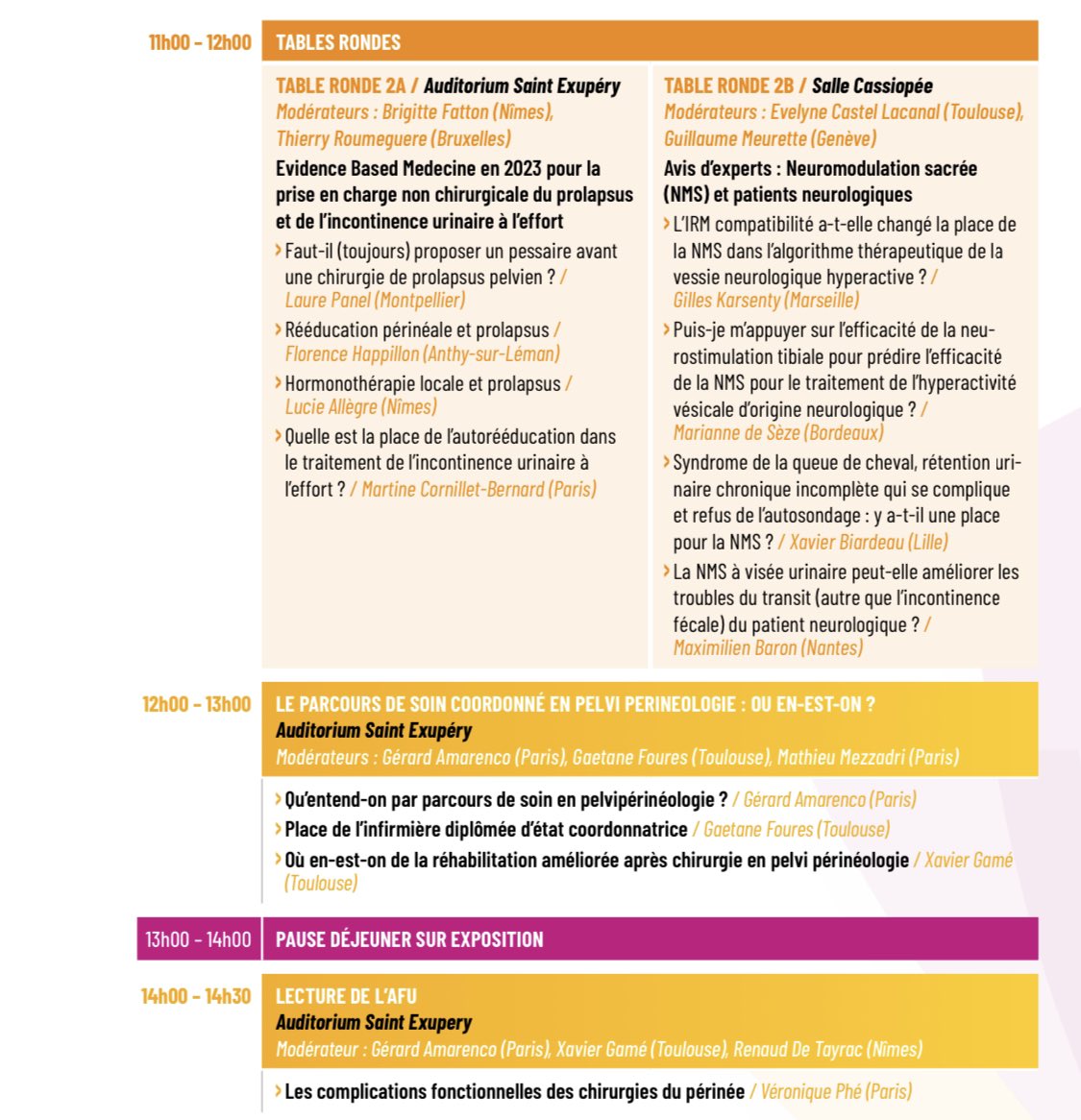 SIFUD-PP (@sifud_pp) on Twitter photo Venez nombreux pour découvrir les 7 meilleures communications ce cette 45e édition ! 🏆🤩
Ne manquez pas l’état de l’art et 2 tables rondes passionnantes ! #SIFUD23 <a href="/PrXgame/">Xavier Gamé</a> <a href="/XavierDeffieux/">Xavier Deffieux</a> <a href="/BPeyronnet/">Benoît Peyronnet</a> Venez nombreux pour découvrir les 7 meilleures communications ce cette 45e édition ! 🏆🤩
Ne manquez pas l’état de l’art et 2 tables rondes passionnantes ! #SIFUD23 <a href="/PrXgame/">Xavier Gamé</a> <a href="/XavierDeffieux/">Xavier Deffieux</a> <a href="/BPeyronnet/">Benoît Peyronnet</a>