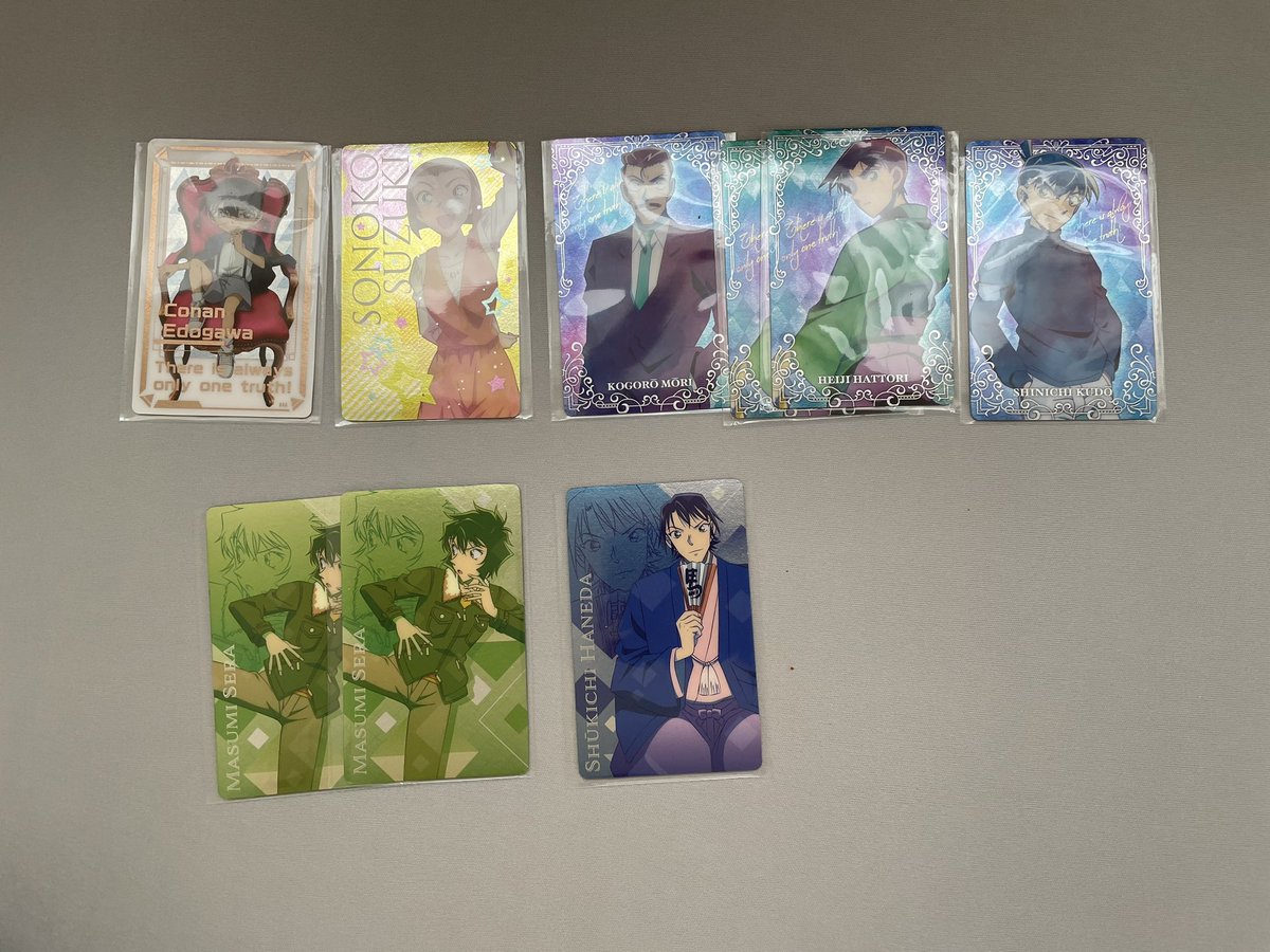 re__o848's tweet photo. 名探偵コナンメタリックカードコレクション 交換 讓渡

讓 画像1
求 画像2  or  定価＋送料

郵送でのお取引を希望しております。交換していただける方がいらっしゃいましたらお声がけいただけますと幸いです。よろしくお願いいたします。 https://t.co/BJnYf5RgKA