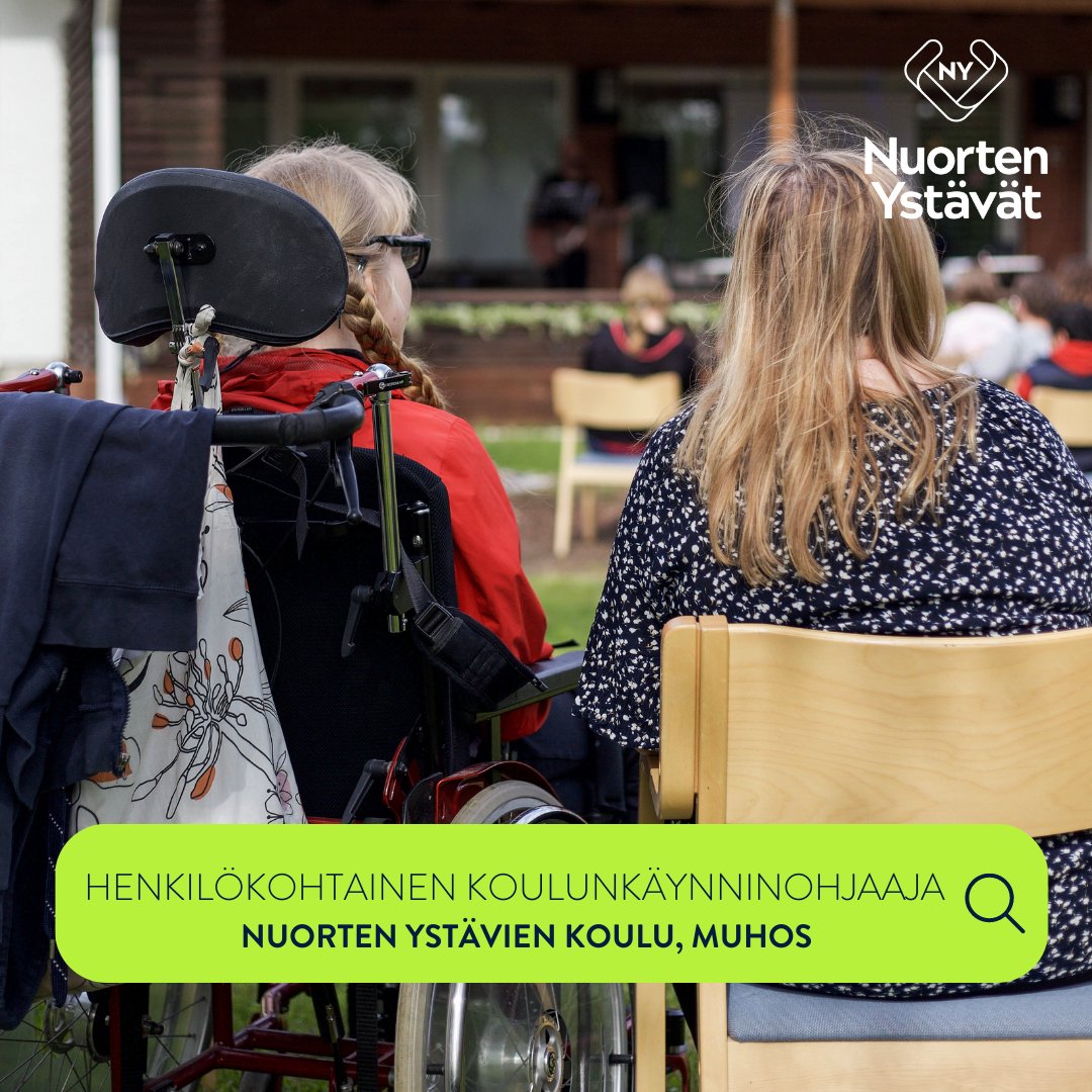 Haemme henkilökohtaista koulunkäynninavustajaa Nuorten Ystävien koululle Muhokselle! Lue lisää: nuortenystavat.fi/meille-toihin/…
#rekrytointi #nuortenystävät