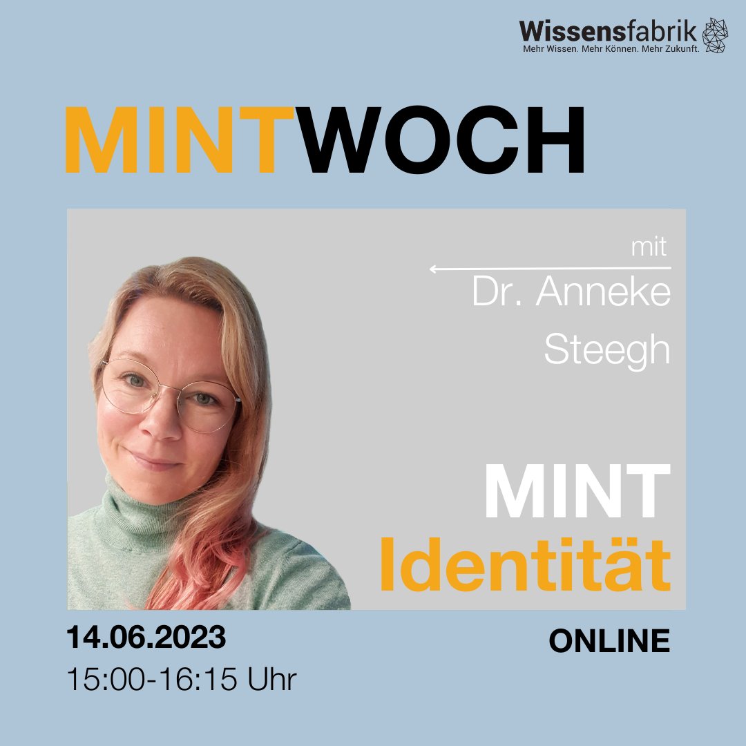 Persönliche Identitäten im MINT-Kontext: Woraus setzt sich meine berufliche und private Identität zusammen, und wie wird diese durch Stereotype geprägt? Jetzt anmelden: shorturl.at/sEINS #twlz #bildung #schule #identität #stereotyp #MINT