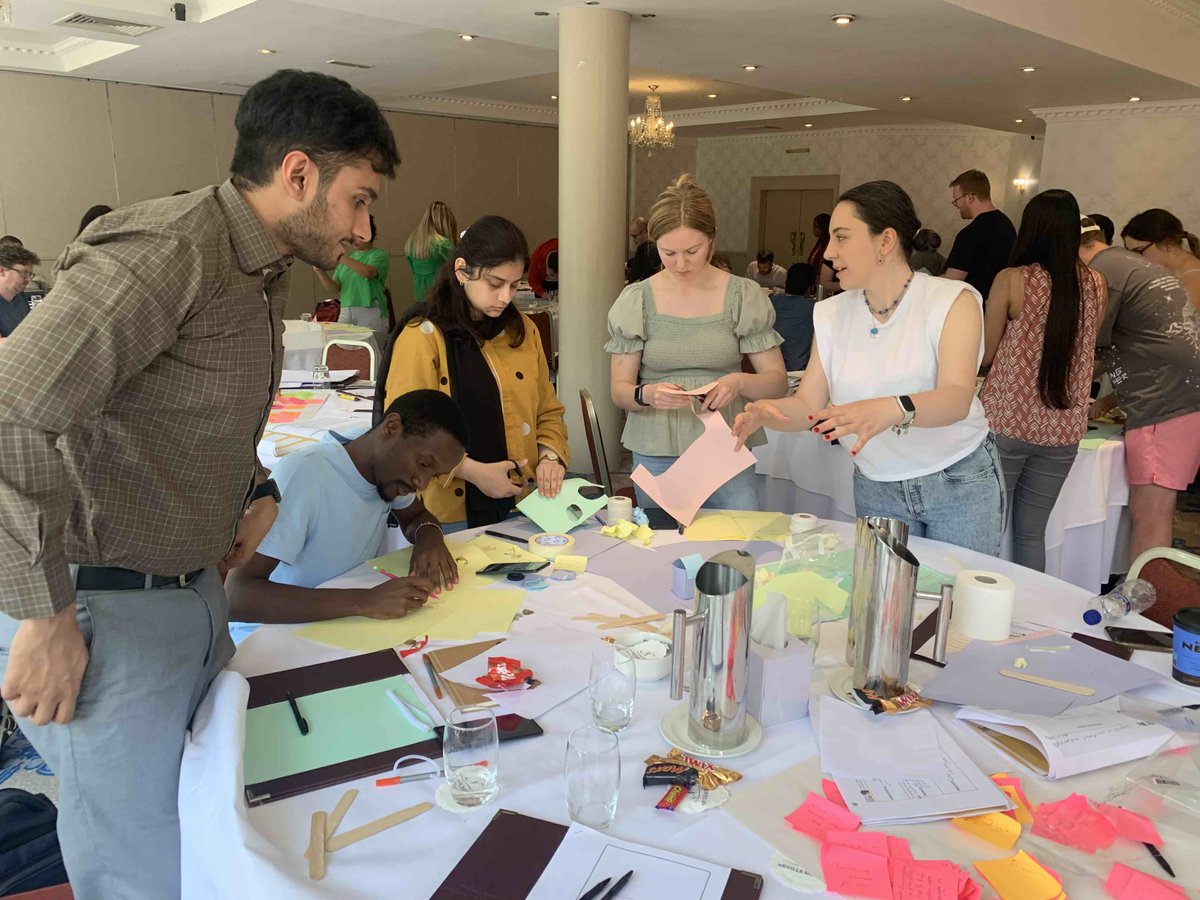 3rd Day: #2023SummerSchool - Onto the Development stage: Learning ideation techniques, prototyping and testing our ideas. Eliciting creative solutions to make rain the best thing about a holiday in Ireland? #CohortTraining