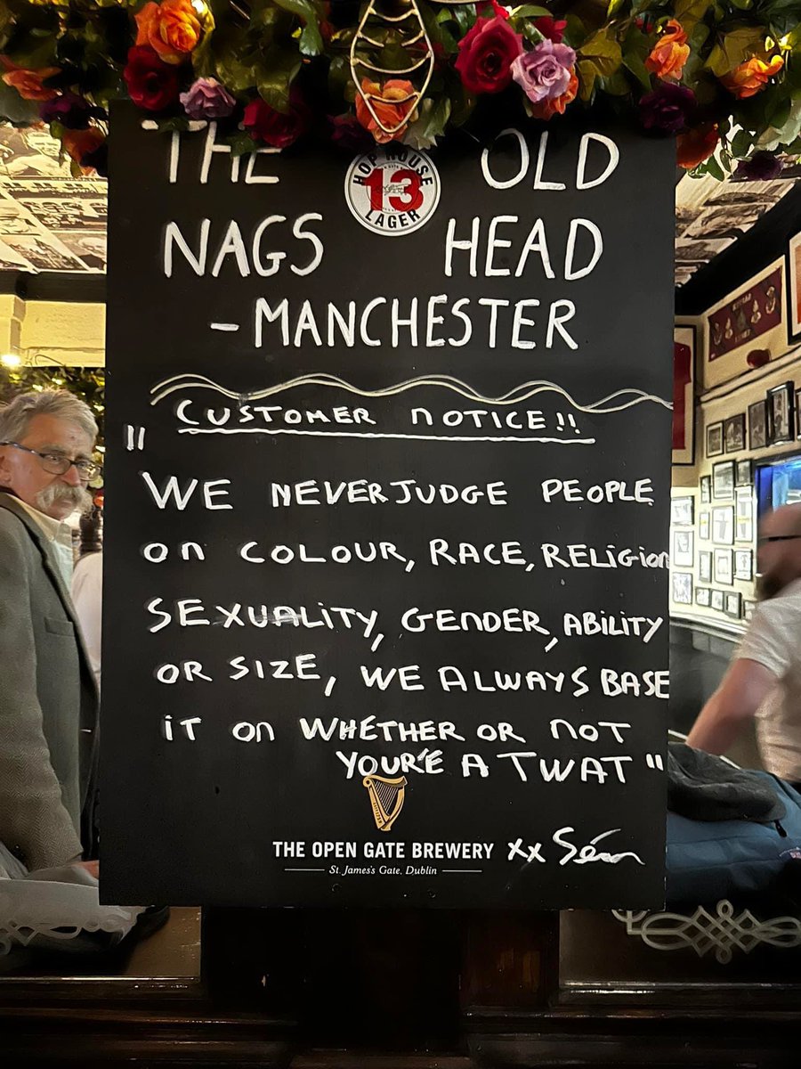 Crawling Manchester again last night. Definitely A good motto for life.