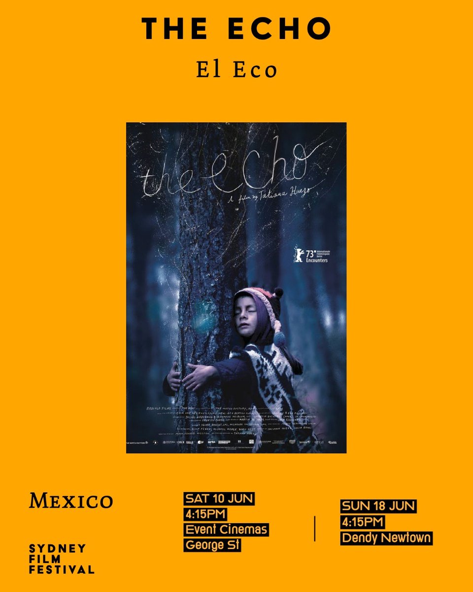 🇲🇽 🎥 La exitosa película mexicana 'El Eco' de Tatiana Huezo ganadora del premio a Mejor Documental @berlinale  llega a Australia 🇦🇺 
#SydFilmFest  #CineMexicano #Berlinale2023 <a href="/CinemaMaquina/">Cinema Máquina</a>  <a href="/sydfilmfest/">Sydney Film Festival</a> #vermasaustralia