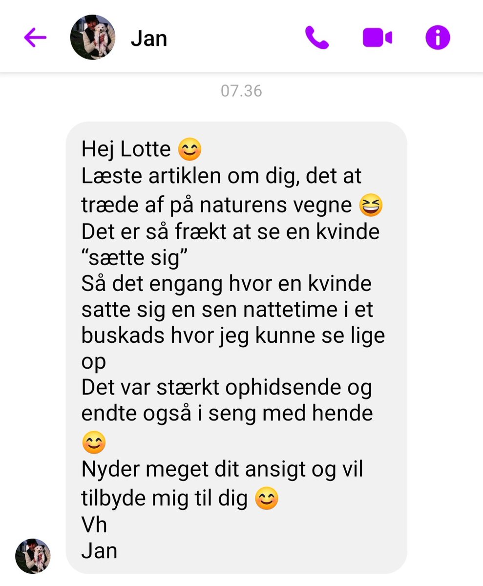 Hvis nogen skulle være i tvivl om, hvorfor det er specielt problematisk for kvinder at skulle blotte sig offentligt, mens man tisser, så hils på Jan her, der var i min indbakke her til morgen. Vi skal have flere toiletter i det offentlige rum...