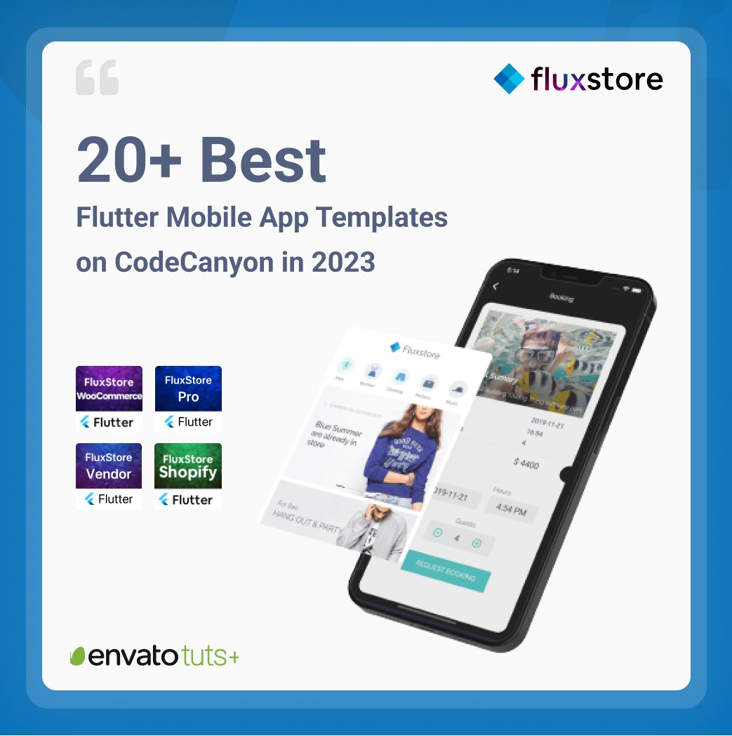 InspireUI's tweet image. Looking for the best #Flutter app templates?
📱 Find top picks at #CodeCanyon like FluxStore WooCommerce, FluxStore Multi Vendor, FluxStore Shopify, FluxStore Pro, and FluxNews! Boost your #AppDevelopment process today.
🚀 Check out more here: code.tutsplus.com/articles/best-…