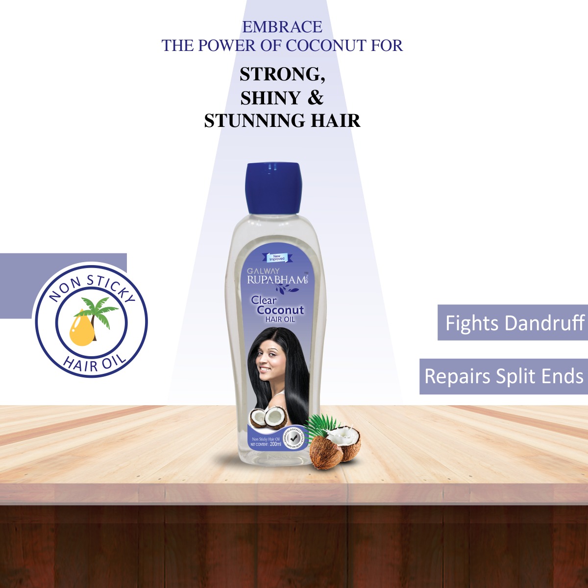 Galway rupabham Bhringraj hair oil pack of 3 200ml200ml200ml 