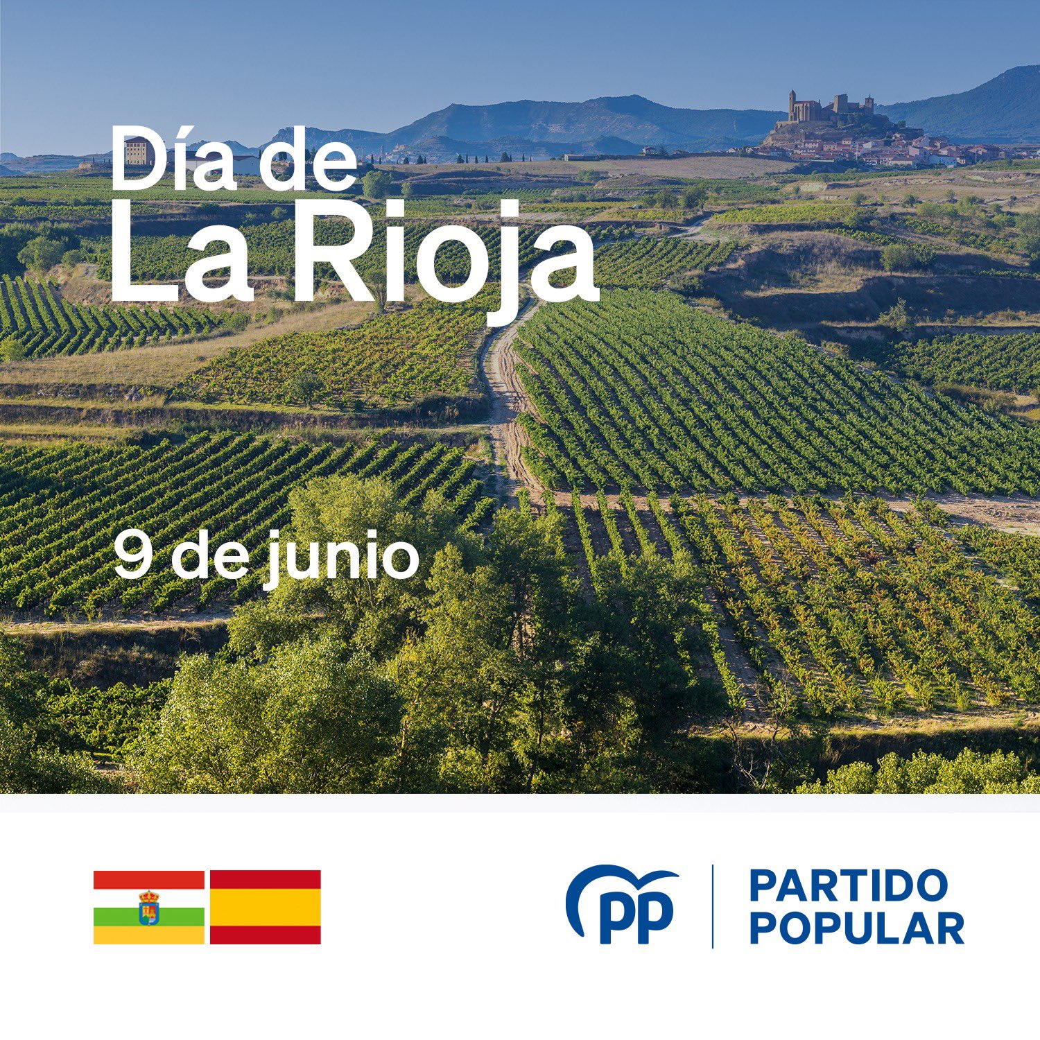 Día De La Rioja 2023 Alberto Núñez Feijóo on X: "¡Feliz Día de La Rioja! Una gran tierra de  viñedos, llena de tradiciones e historia y gente abierta y generosa a la  que merece la pena conocer.
