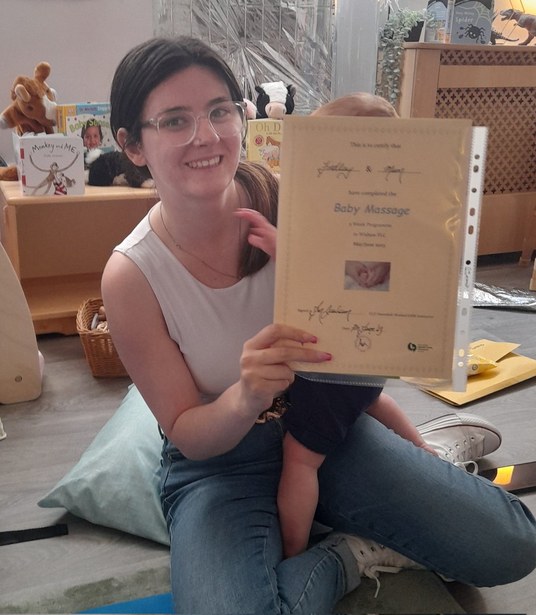NLFamilyLearn's tweet photo. Mums and babies in Wishaw FLC had a fantstic time completing their 5-week Baby Massage programme ππππ with CLD Homelink worker Jen Dawson
#BecauseofCLD #BabyMassage #nurturingtouch https://t.co/rBoY8Yafaw