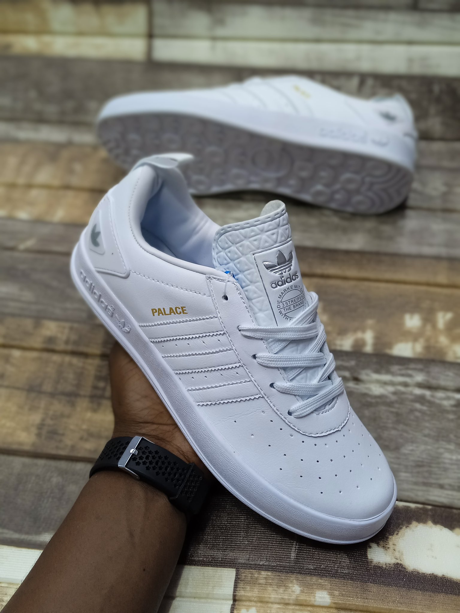 Adidas palace cheap white