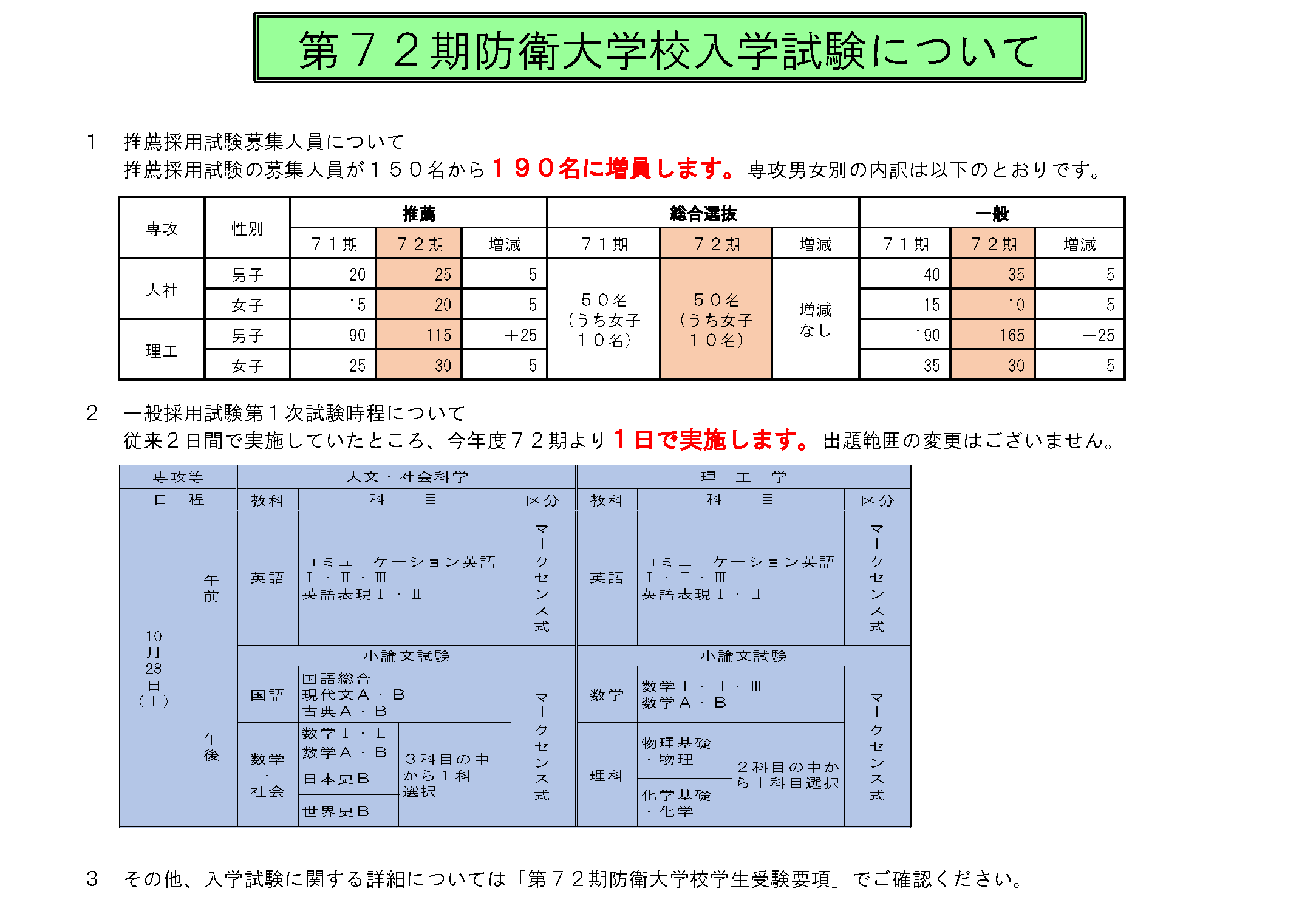 防衛大学校入試広報（公式） on X: 
