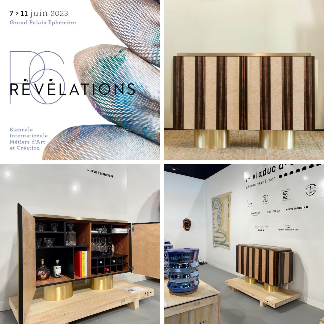 Rendez-vous sur le salon Révélations sur le stand du Viaduc des Arts E19 pour découvrir notre nouvelle création une enfilade nommée "Bayadère".

A découvrir jusque dimanche au Grand Palais Ephémère - A très vite - Hervé
@salonrevelations
@Viaducdesartsofficiel