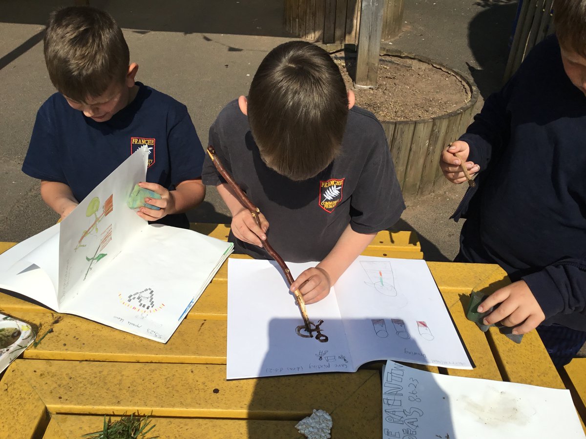 Year 3 have brought their topic to life by taking part in a Stone Age Day, where they made clay pots or talismans, created cave paintings and even had a go at 'hunting' using spears (javelins),  bows and arrows. #digdiscoverdate #creativecurriculum #bringinghistoryalive