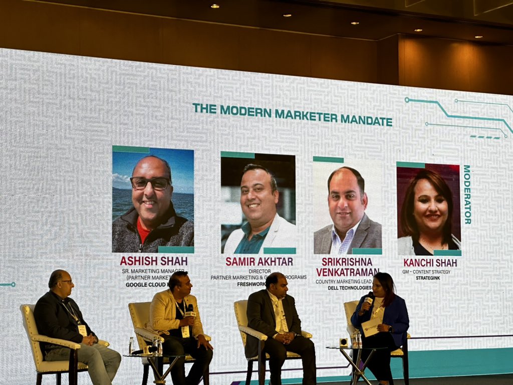 ET_Edge's tweet photo. The panel of modern-day marketers deep dive into the importance of leveraging technology, especially data aimed at re-evaluating the strategies required for analyzing the customers’ preferences, aligning them with the cause, and delivering lifetime value to the customer.

#ETMPTM https://t.co/UgLv4YY3Xo