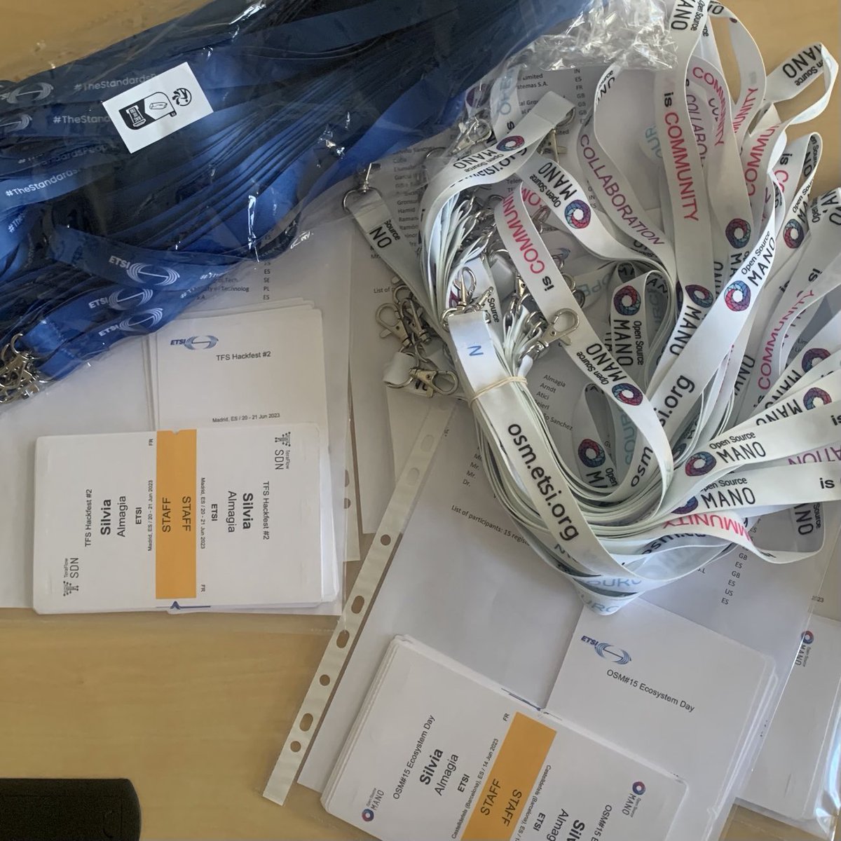 All set for our early summer Iberian Tour with ⁦<a href="/ETSI_STANDARDS/">ETSI</a>⁩ #OpenSource: See you 12-16 June in Barcelona with ⁦<a href="/OpenSourceMANO/">OSM - OpenSourceMANO</a>⁩ and 20-21 June and n Madrid with ⁦<a href="/TeraFlowSDN/">TeraFlowSDN</a>⁩ ! Ready for 2 weeks of hack, fun &amp; sun? 👩🏽‍💻🧑🏻‍💻👨🏼‍💻☀️😎
