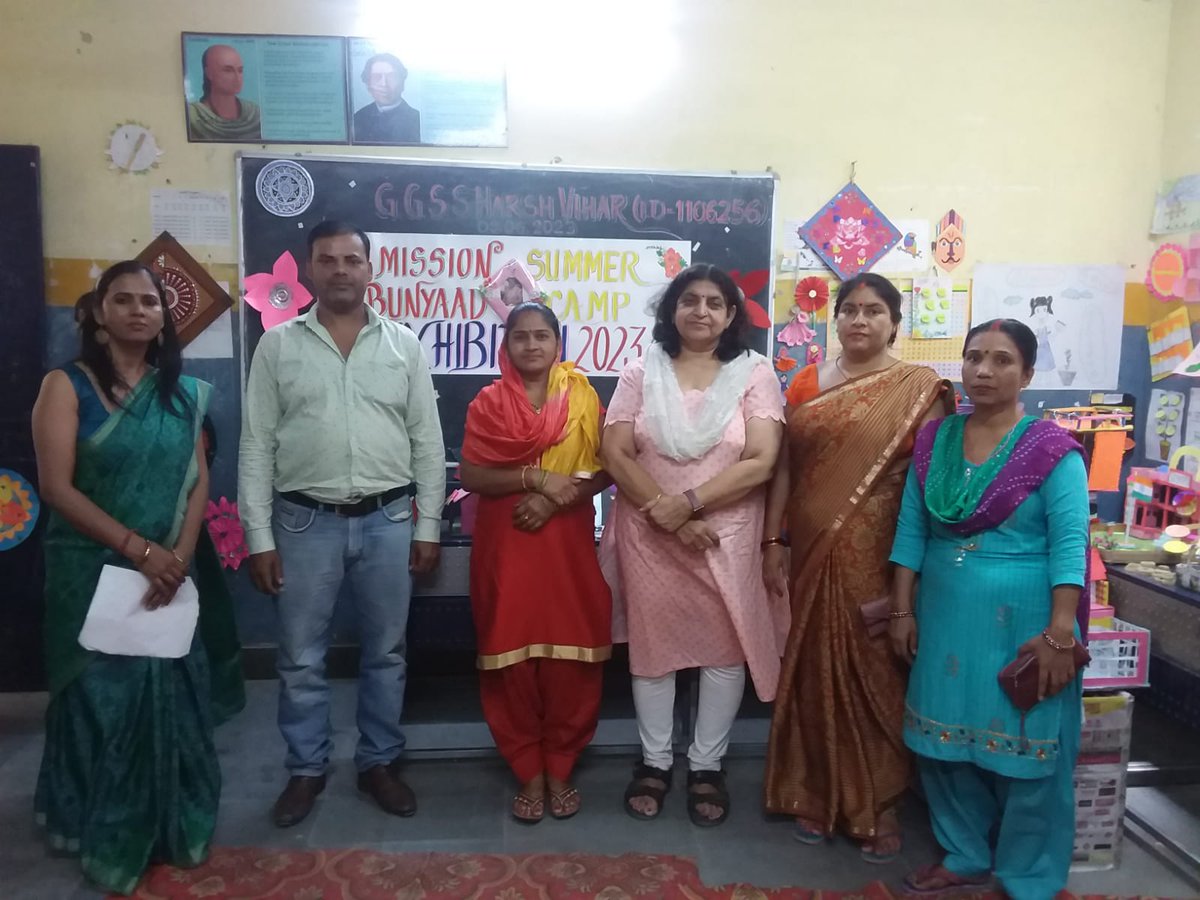 GgssHarsh's tweet photo. The same is being achieved by our teachers and students 
Exhibition of activities and tlm made by our teachers and students under successful mission Buniyad completion event @ggss harsh vihar
@Dir_Education @AtishiAAP @vijayptiwari1 https://t.co/RinGMjGOKW