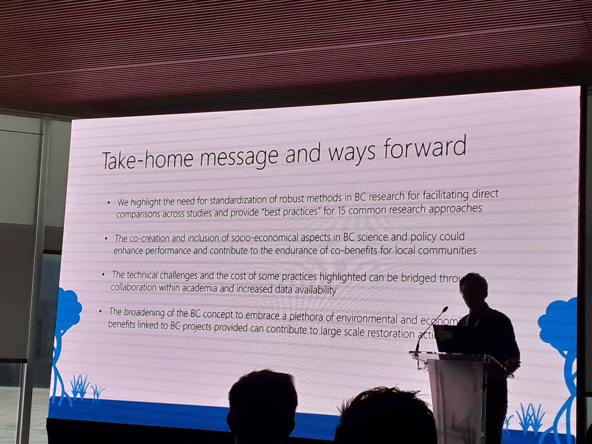 Great intro &amp; review talk by <a href="/martin_dahl_/">Martin Dahl</a> on all about #BlueCarbon science and ways forward at #ASLO23 #ASLO2023