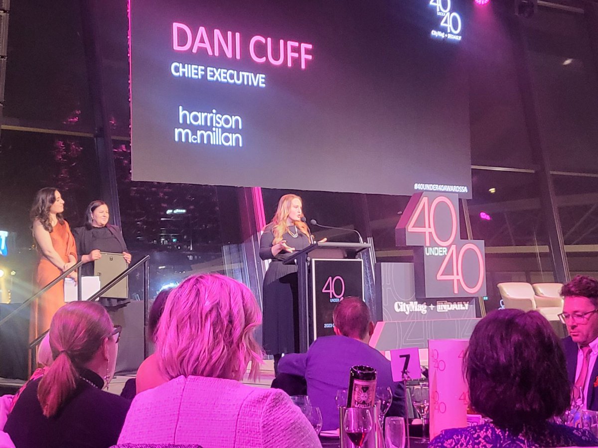 harrymacHR's tweet photo. 🌟 Oh, what a night!

Last night, the HM team had the privilege of attending Solstice Media's prestigious 40 under 40 Awards. This was a true celebration of the exceptional individuals who are making their mark in South Australia. 🎉 https://t.co/76XpMdefck
