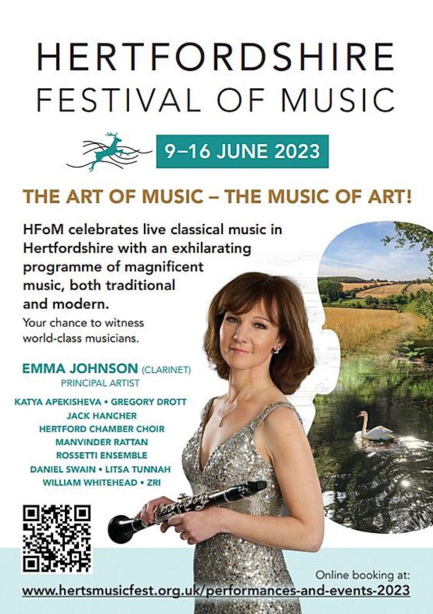 Fran Wilson 🎹🖋 (@crosseyedpiano) on Twitter photo The 2023 <a href="/HertMusicFest/">HertMusicFest</a> is here! A week of fantastic music & musicians in the heart of Herts including <a href="/ClarinetEmmaJ/">Emma Johnson</a> <a href="/HertfordChamber/">Hertford Chamber Choir</a> <a href="/ManvinderRattan/">Manvinder Rattan</a> <a href="/Clerkenwill/">William Whitehead</a> <a href="/jackhancher/">Jack Hancher</a> <a href="/KatyaApekisheva/">Katya Apekisheva</a> <a href="/LitsaTunnah/">Litsa Tunnah</a> <a href="/danielgrimwood/">Daniel Grimwood 🇪🇺</a> #ZRI #RossettiEnsemble
ℹ️🎟 hertsmusicfest.org.uk/events2023 The 2023 <a href="/HertMusicFest/">HertMusicFest</a> is here! A week of fantastic music & musicians in the heart of Herts including <a href="/ClarinetEmmaJ/">Emma Johnson</a> <a href="/HertfordChamber/">Hertford Chamber Choir</a> <a href="/ManvinderRattan/">Manvinder Rattan</a> <a href="/Clerkenwill/">William Whitehead</a> <a href="/jackhancher/">Jack Hancher</a> <a href="/KatyaApekisheva/">Katya Apekisheva</a> <a href="/LitsaTunnah/">Litsa Tunnah</a> <a href="/danielgrimwood/">Daniel Grimwood 🇪🇺</a> #ZRI #RossettiEnsemble
ℹ️🎟 hertsmusicfest.org.uk/events2023