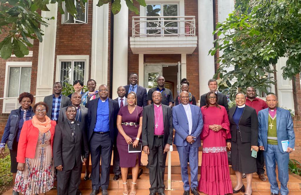 Pleased to join <a href="/UNZimbabwe/">UN Zimbabwe</a> Chief <a href="/EdwardKallon/">Edward Kallon</a> and colleagues in an engaging conversation with the All Africa Churches Conference (AACC) on an ecumenical solidarity visit to Zimbabwe, ahead of the 2023 elections. # for people, for peace <a href="/zccinzim/">Zimbabwe Council of Churches</a> <a href="/UN/">United Nations</a> <a href="/UN_Women/">UN Women</a> <a href="/GenderZimbabwe/">Zimbabwe Gender Commission</a>
