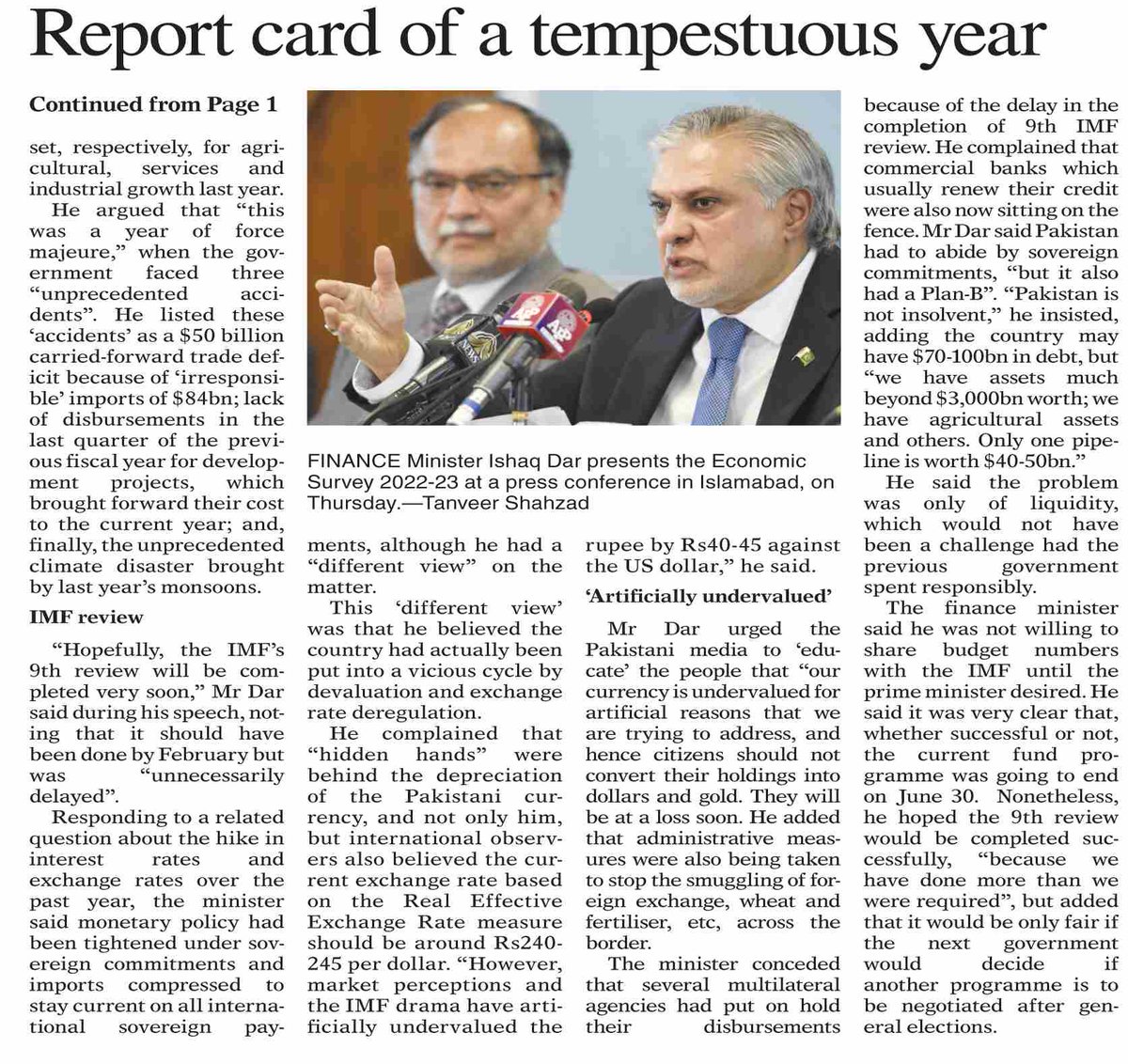 CssTimes's tweet photo. #Pakistan #Economic #Survey 2022-23
#csstimes
#CSSExams
#EconomyNews
#EconomicChallenges https://t.co/GAeMM3EiO1
