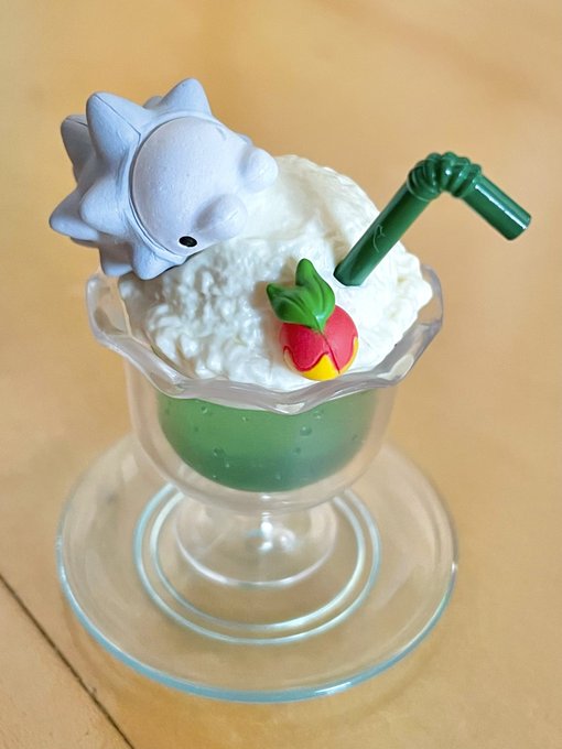 かわいい新作 ぐで猫 クリームソーダ キウイ No.431 各種パーツ