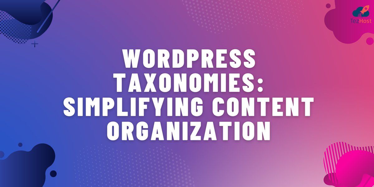 WORDPRESS TAXONOMIES: SIMPLIFYING CONTENT ORGANIZATION

tezhost.com/wordpress/cont…

#Tezhost #VPSHosting #WebHosting  #cloud #ssl #website #seo #python #web #oxappsuite #wordpress #nodejs #microsoft #azure #domain #cpanel #joomla #ldap #linuxserver #freebsd #linux #vps #technology