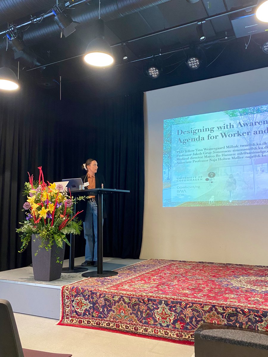 ECSCW's tweet image. The last paper session of #ECSCW2023 🌟 Thank you to Babak Farshchian and Tina Milbak for great presentations!