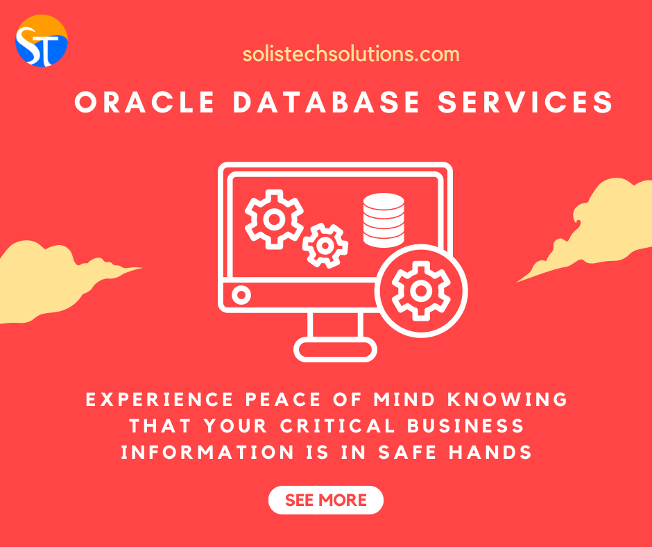 Solistech's tweet image. Say goodbye to downtime and hello to reliability! ⏰ With our Oracle Database Services, manage, monitor, and enhance the performance of databases!
solistechsolutions.com/oracle-databas…
#oraclecardseEBS #DatabaseSupport #OracleAppsTechnical #ManagedServices #oracleapplications #OracleServices