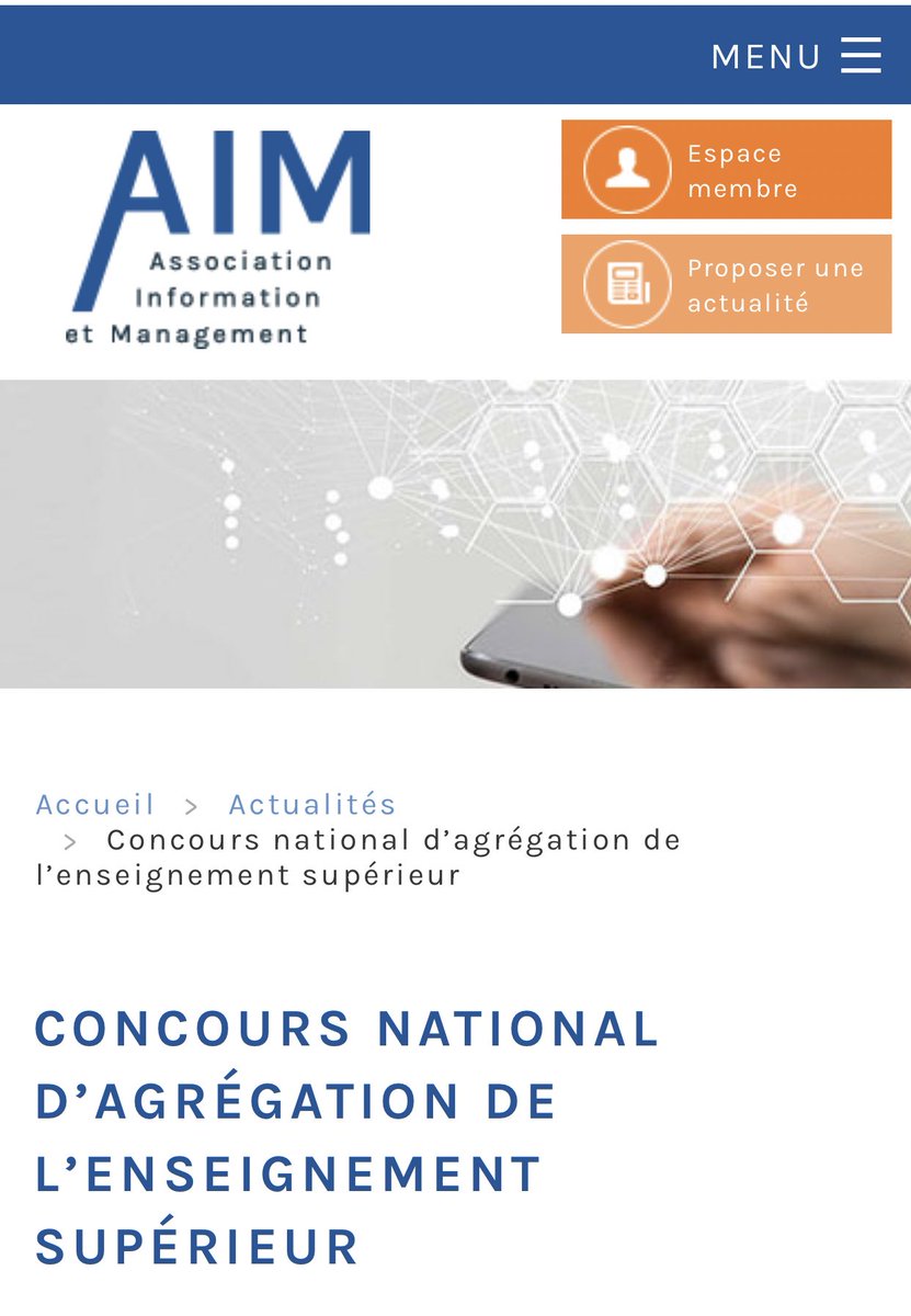 Concours national d’agrégation de l’enseignement supérieur v/ @AssoAim 

aim.asso.fr/fr/actualites/…
