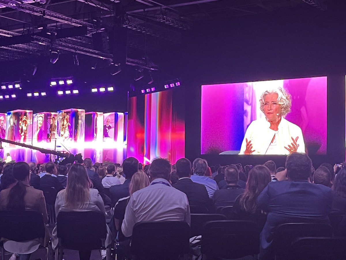 Fan girl moment - Emma Thompson on stage at #AdobeSummitEMEA