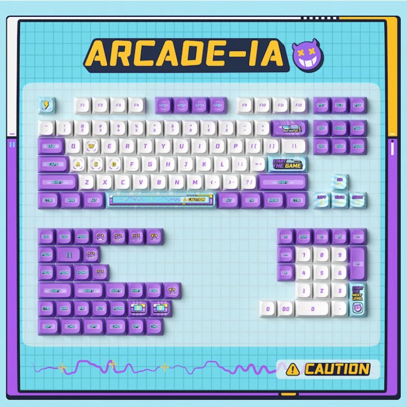 mechkeysStore's tweet image. 🆕#KeyTok Arcade-IA KDS profile #Keycaps
♐️♐️♐️
Detail:mechkeys.com/products/keyto…

#mechnicalkeyboard #desksetup #keyboard #mechkeys #purplekeycaps #newarrivals